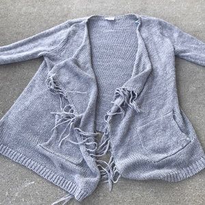 Justice knitted sweater cute detail size 16
